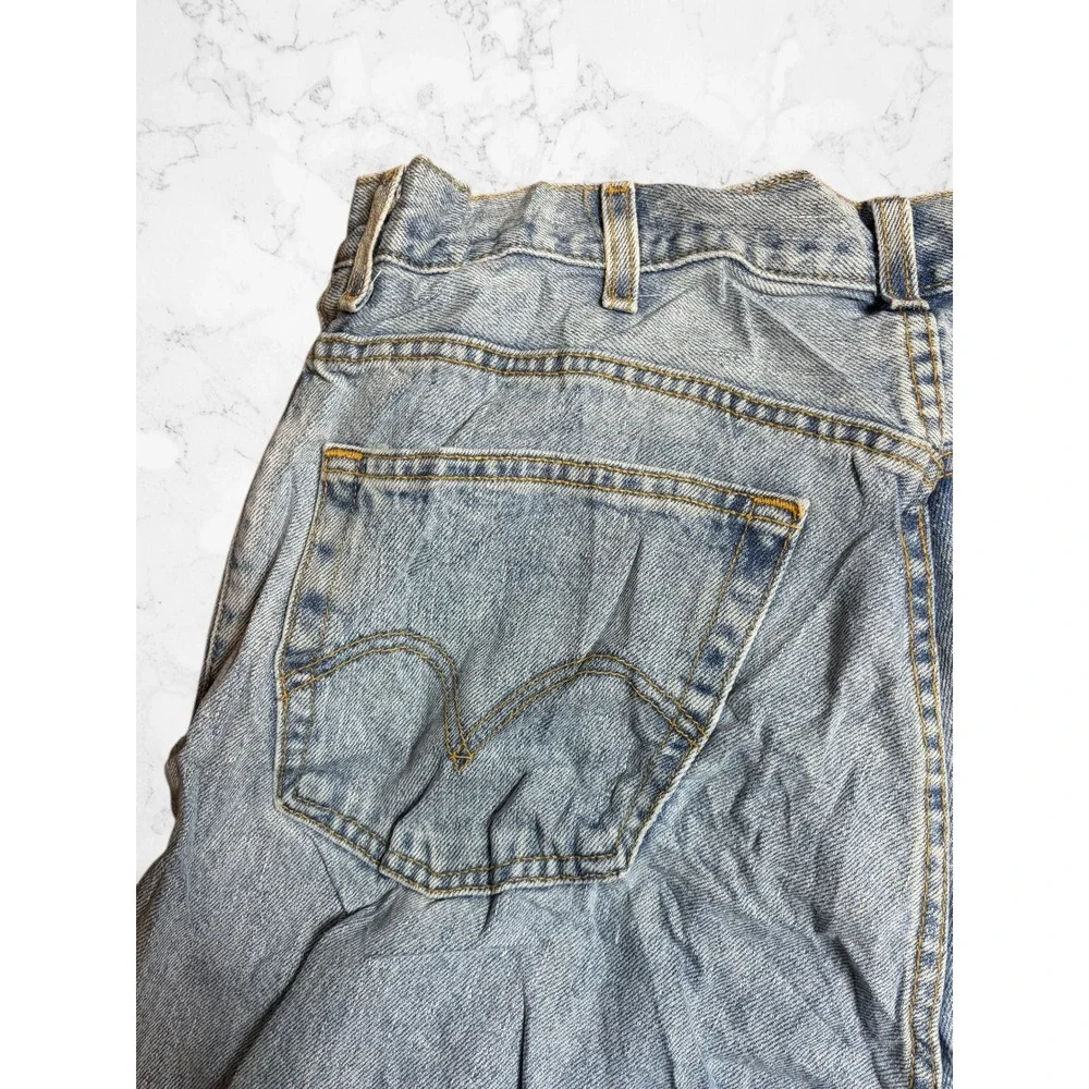 Levis 560 Comfort Fit Jeans Mens 38x34 Light Wash Blue Tapered Leg Denim Vintage